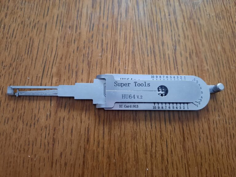 Narzędzie Super Tools HU64 do otwierania zamków Mercedesa